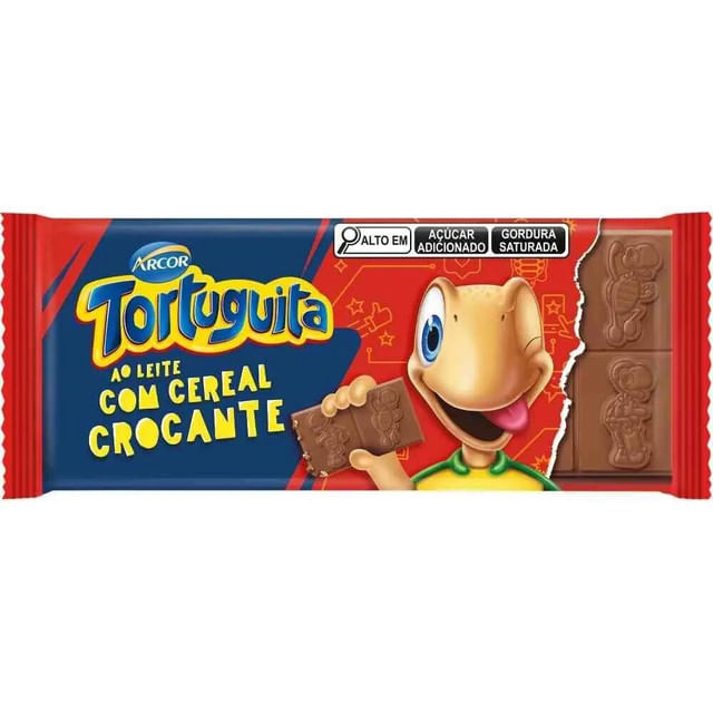 Chocolate Tortuguita Crocante Arcor 80g