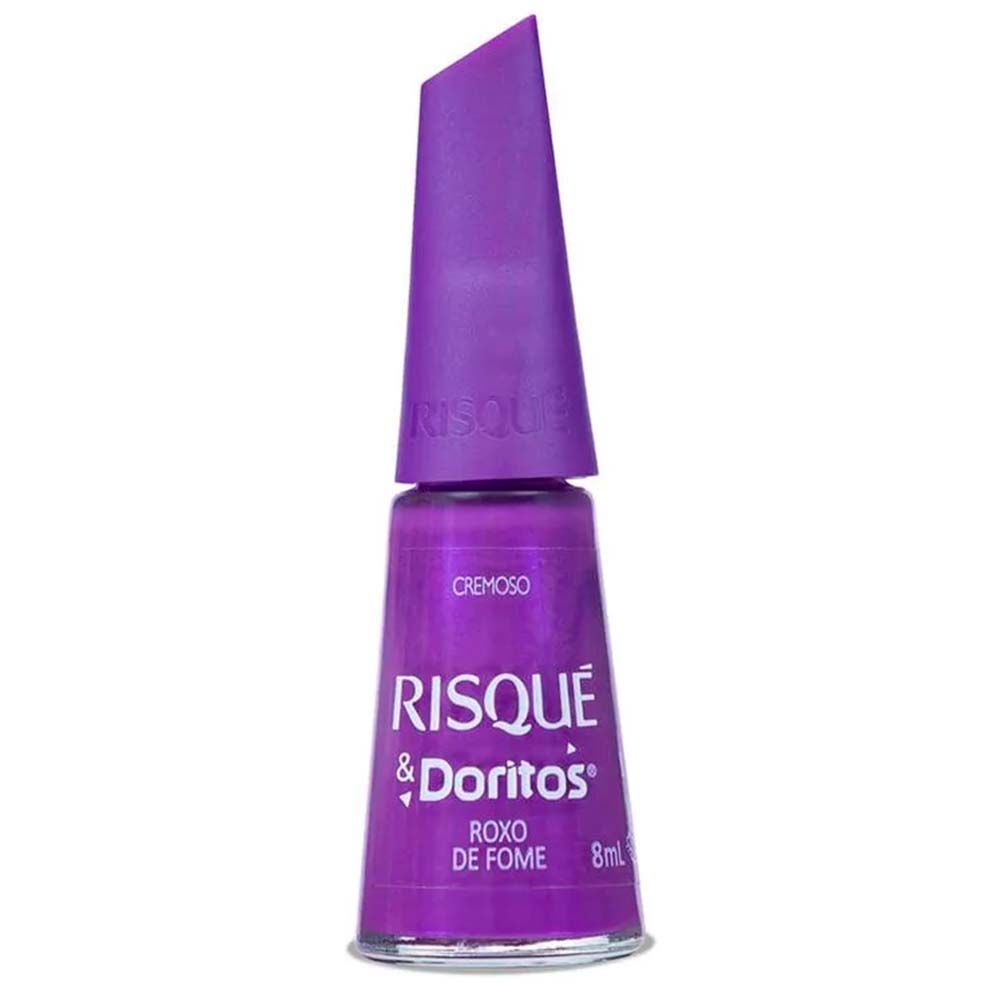 Esmalte Metálico Roxo Fome Doritos Risqué 8ml
