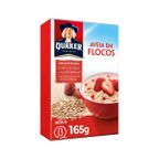 aveia integral flocos regular quaker caixa 165g