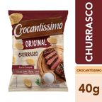 snack sabor churrasco crocantissimo 40g
