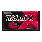chiclete trident xsenses cereja sem acucar 8g com 5un