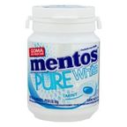 goma de mascar sabor pure fresh white sem acucar mentos 56g