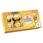 bombom ferrero rocher caixa 100g 8 unidades