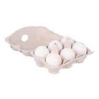 ovos brancos yabuta cartela com 6un