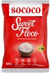 coco ralado flocos umidos e adocado sococo pacote 100g