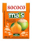 agua de coco mais tangerina sococo 200ml