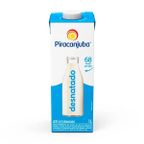 leite uht desnatado piracanjuba 1l