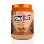 creme de amendoim com caramelo power one 1kg