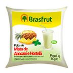 polpa fruta abacaxi com hortela brasfrut congelada 100g