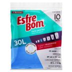 saco para lixo tipo b 30l esfrebom pacote 10un