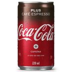 refrigerante plus cafe espresso coca-cola lata 220ml