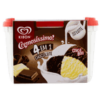 sorvete cremosissimo 4 em 1 chocoleite kibon 2l