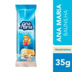 bolo de baunilha com recheio de baunilha ana maria embalagem 35g