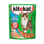 racao para gatos adultos peixe ao molho kitekat 70g