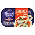 sardinha com molho de tomate robinson crusoe 125g