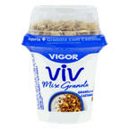 iogurte sabor granola e castanha mix vigor 165g