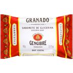 sabonete barra de glicerina gengibre granado therapeutics caixa 90g