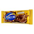 chocolate ao leite com amendoim arcor 80g