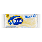 tablete chocolate branco arcor pacote 80g