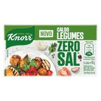 caldo em tablete sabor legumes zero sal knorr 48g