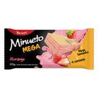 biscoito wafer mega sabor morango minueto 105g