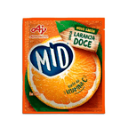 refresco em po sabor laranja doce mid embalagem 20g