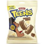 biscoito de chocolate recheado com chocolate branco marilan teens 80g