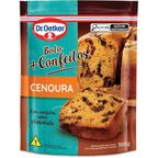 mistura para bolo sabor cenoura com confeitos dr oetker 300g