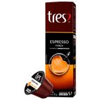 cafe espresso em capsula forza 3 coracoes com 10un