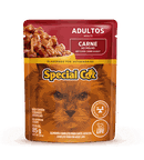 racao umida gatos adultos carne special cat 85g