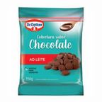 cobertura moedas chocolate ao leite dr oetker 350g