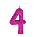 vela de aniversario parabens pink n 04 regina festas un