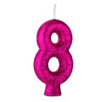 vela de aniversario parabens pink n 08 regina festas un