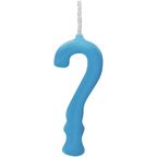 vela de aniversario parabens interrogacao azul regina festas un