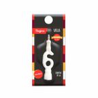 vela de aniversario parabens branco n 06 regina festas un