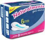 absorvente com abas gel mais naturalmente pacote 8 un leve 8 pague 7