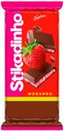 chocolate meio amargo com recheio de morango stikadinho 70g