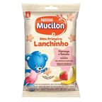 biscoito morango e banana meu primeiro lanchinho mucilon pacote 35g