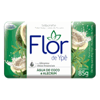 sabonete em barra agua de coco e alecrim flor de ype 85g