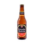 cerveja estrella galicia malte 355ml long neck