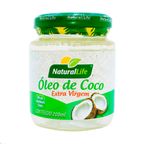 oleo de coco extra virgem natural life 200ml