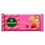 biscoito wafer sabor morango piraque 100g
