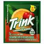 refresco em po sabor laranja e acerola trink 15g