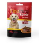 bifinho para caes sabor carne finotrato 65g