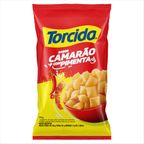 salgadinho sabor camarao com pimenta torcida 35g