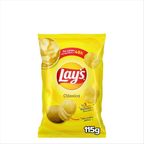 batata chips lisa sabor classico lay's 115g