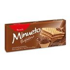 biscoito wafer com recheio de brigadeiro minueto parati pacote 81g