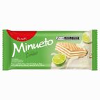 biscoito wafer com recheio de limao minueto parati pacote 81g