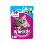 racao para gatos adultos atum ao molho whiskas 85g