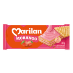 biscoito wafer morango marilan 115g